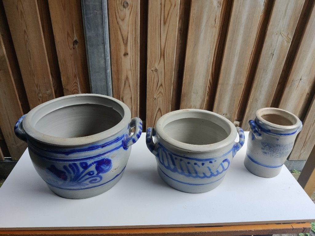 3 Antieke Keulse potten in topconditie, Ophalen