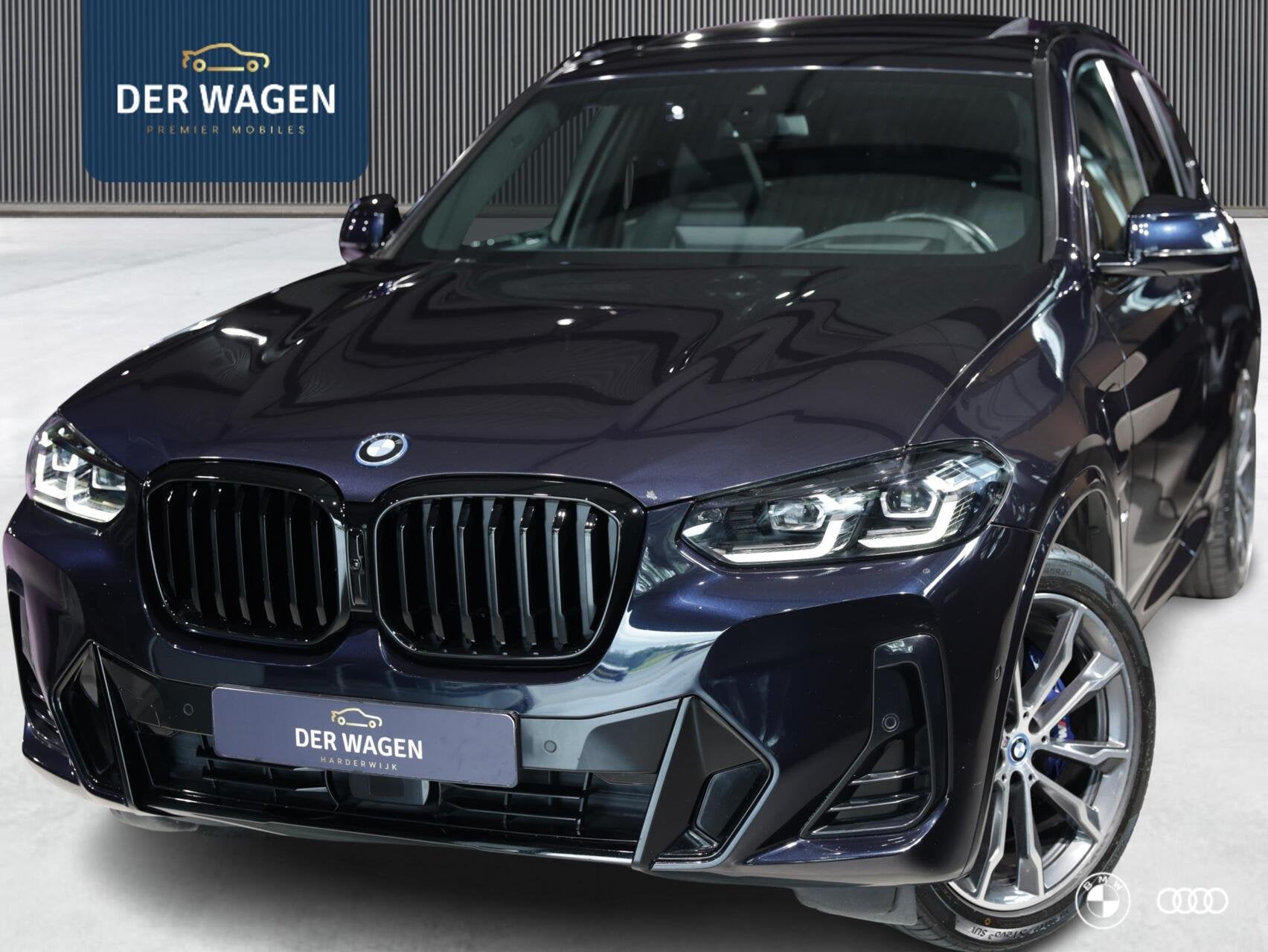 BMW X3 xDr30e M SPORT / M STOEL / PANODAK / MEMORY / HARMANK, Automaat, 1998 cc, Zwart, Bedrijf
