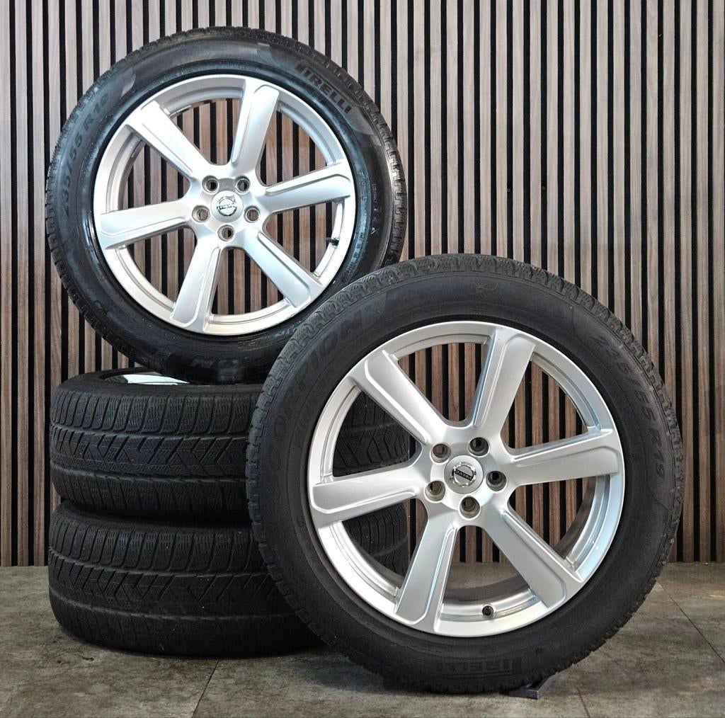 19" Orig Volvo XC60 Velgen+Winterbanden 5x108, Gebruikt, Banden en Velgen, Winterbanden, Volvo