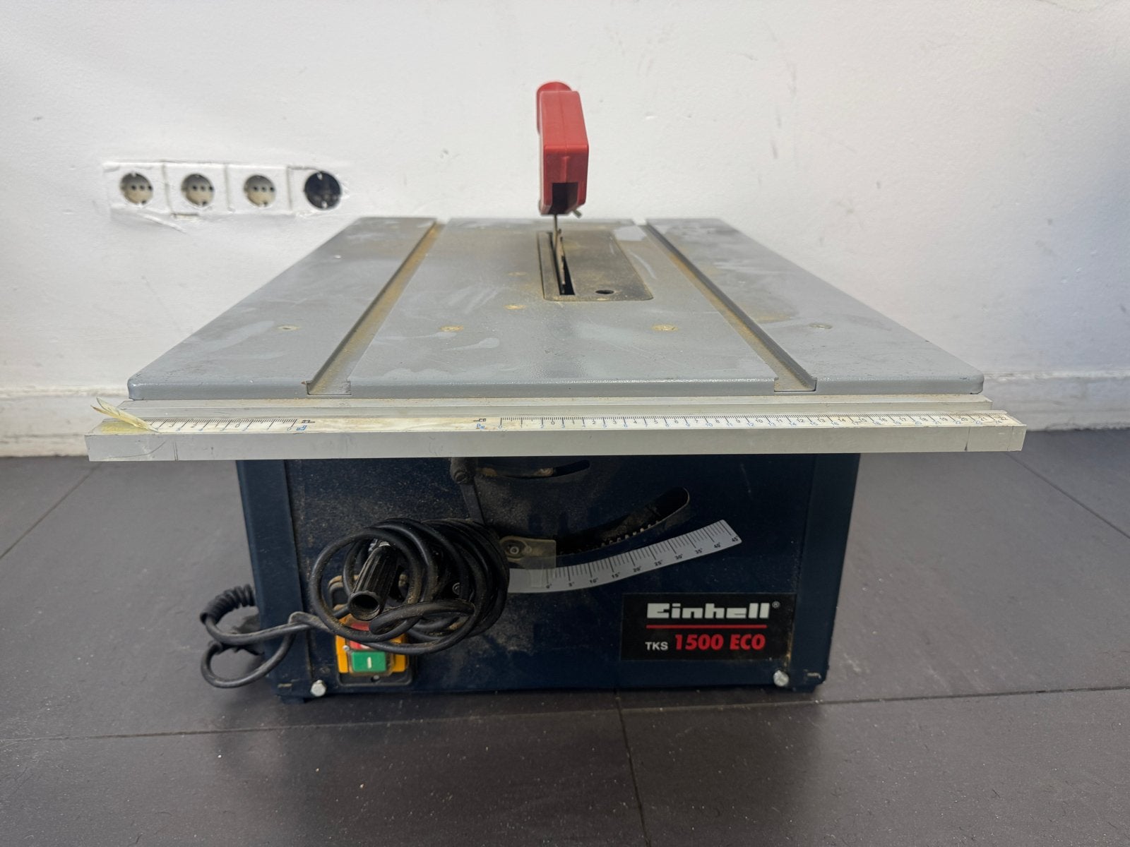Einhell TKS 1500 ECO Tafelzaag - Gebruikt, Gebruikt, Cirkelzaag, 70 mm of meer, Ophalen of Verzenden