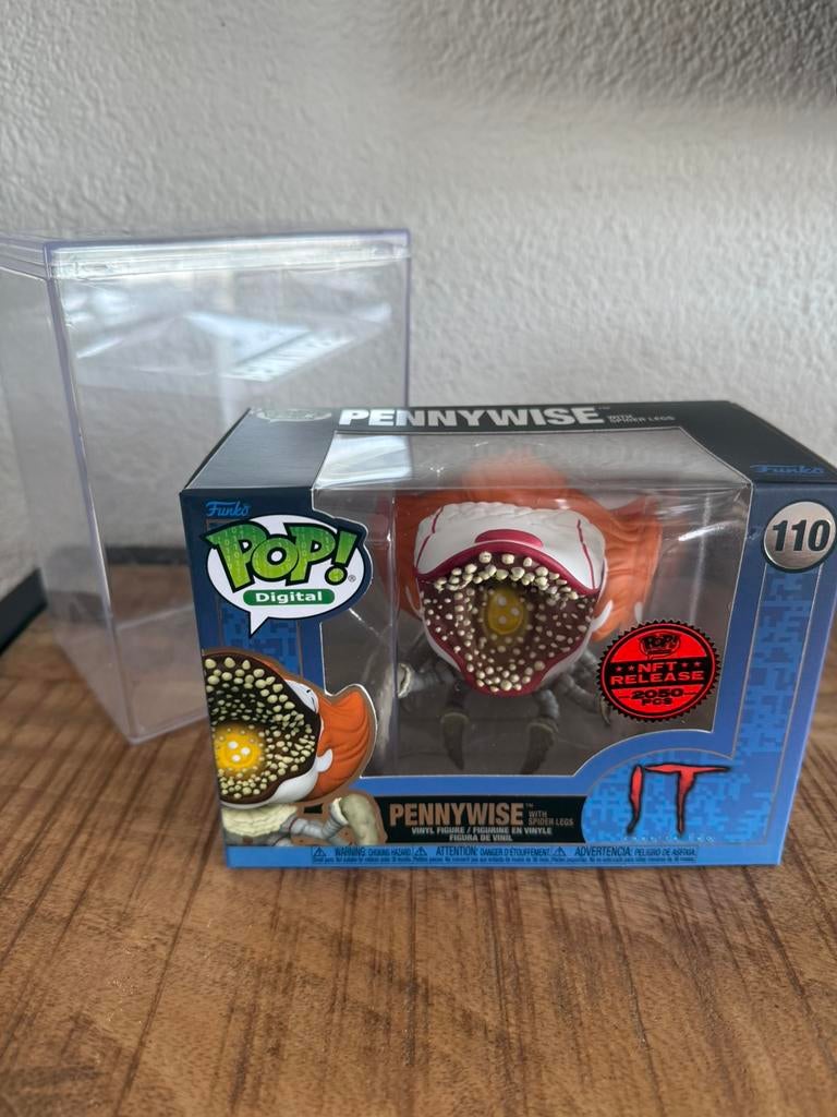 Funko pop pennywise (NFT), Ophalen of Verzenden, Zo goed als nieuw, Buitenlandse clubs, Beeldje of Poppetje