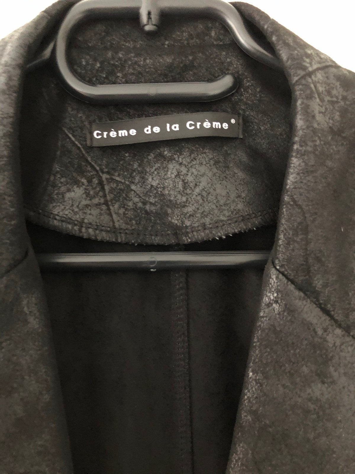 Lange blazer/jasje van Crème de la Crème, maat M, Kleding | Dames, Ophalen of Verzenden, Zo goed als nieuw, Maat 38/40 (M), Zwart