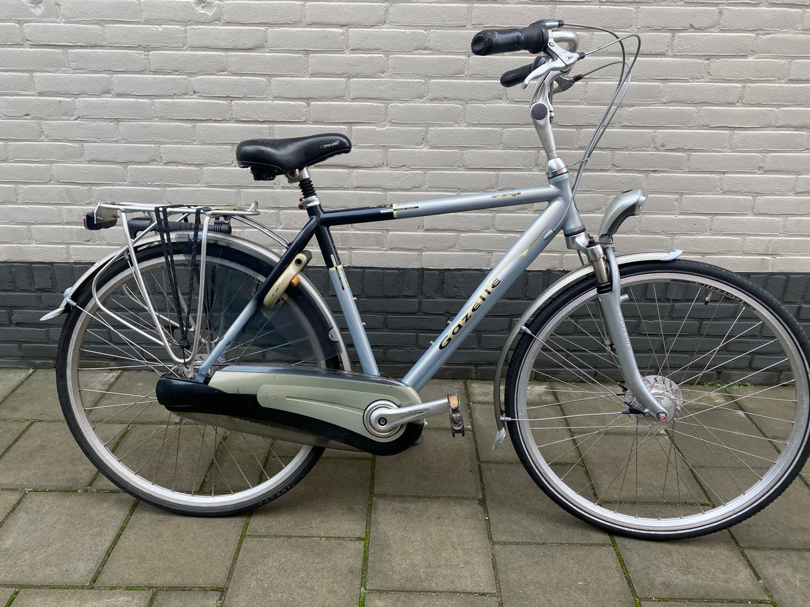 Gazelle orange igst, Fietsen en Brommers, Fietsen | Heren | Herenfietsen, Ophalen, Versnellingen, Zo goed als nieuw, Gazelle