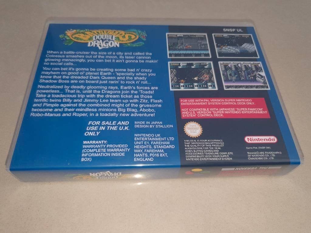 Battletoads Double Dragon SNES Game Case, Spelcomputers en Games, Vechten, Verzenden, 1 speler, Zo goed als nieuw