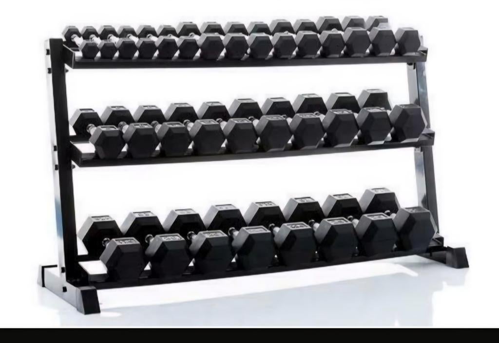 Hexa Dumbbell Set 2,5–25KG | BESTE PRIJS | Dumbells Hexagon, PH Fitness, Nieuw, Ophalen of Verzenden, Zürichstraat 20, 6135LP Sittard