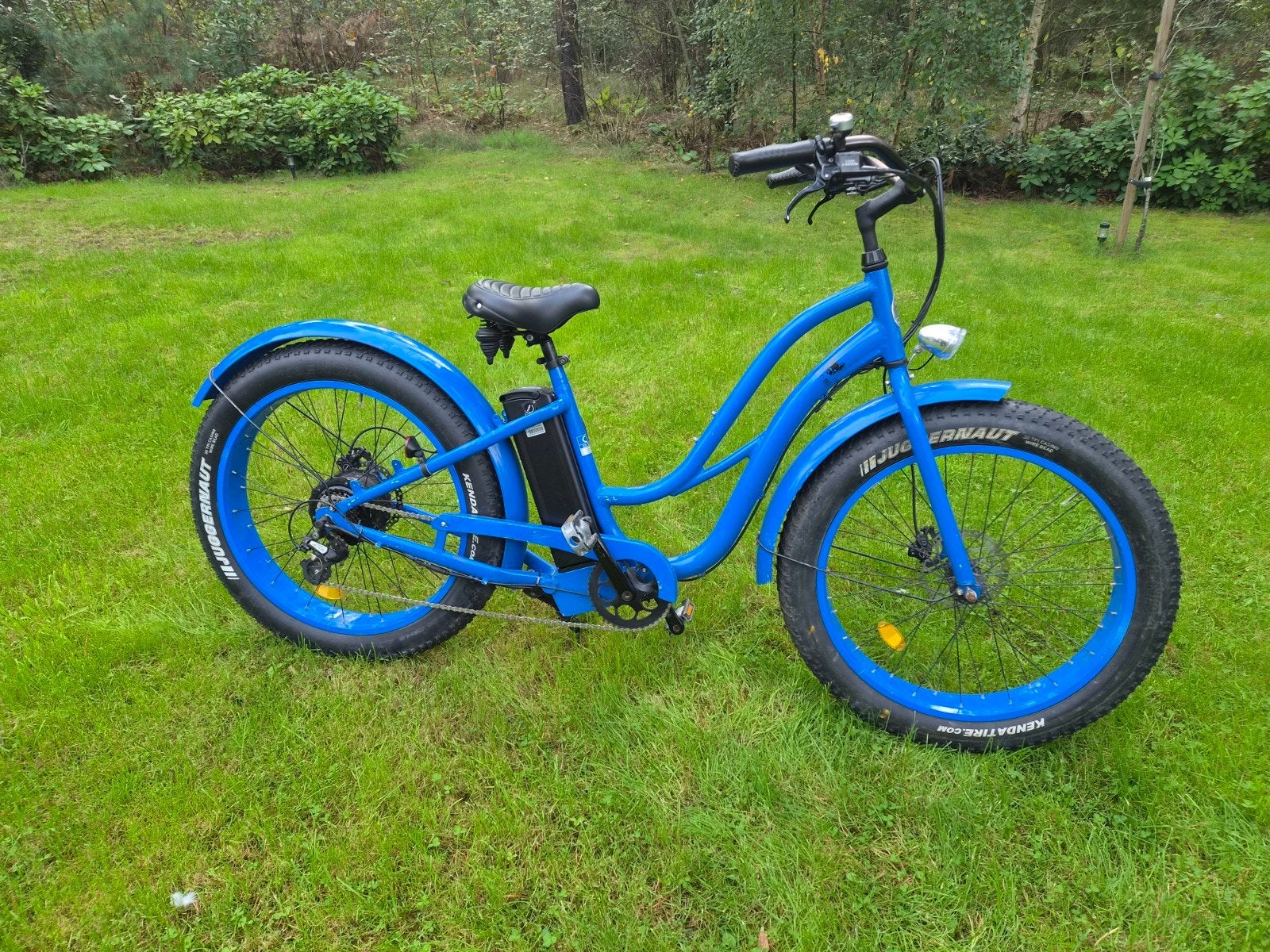 Elektrische Beachcruiser met Nieuwe Motor, Fietsen en Brommers, Ophalen, Zo goed als nieuw, Aluminium