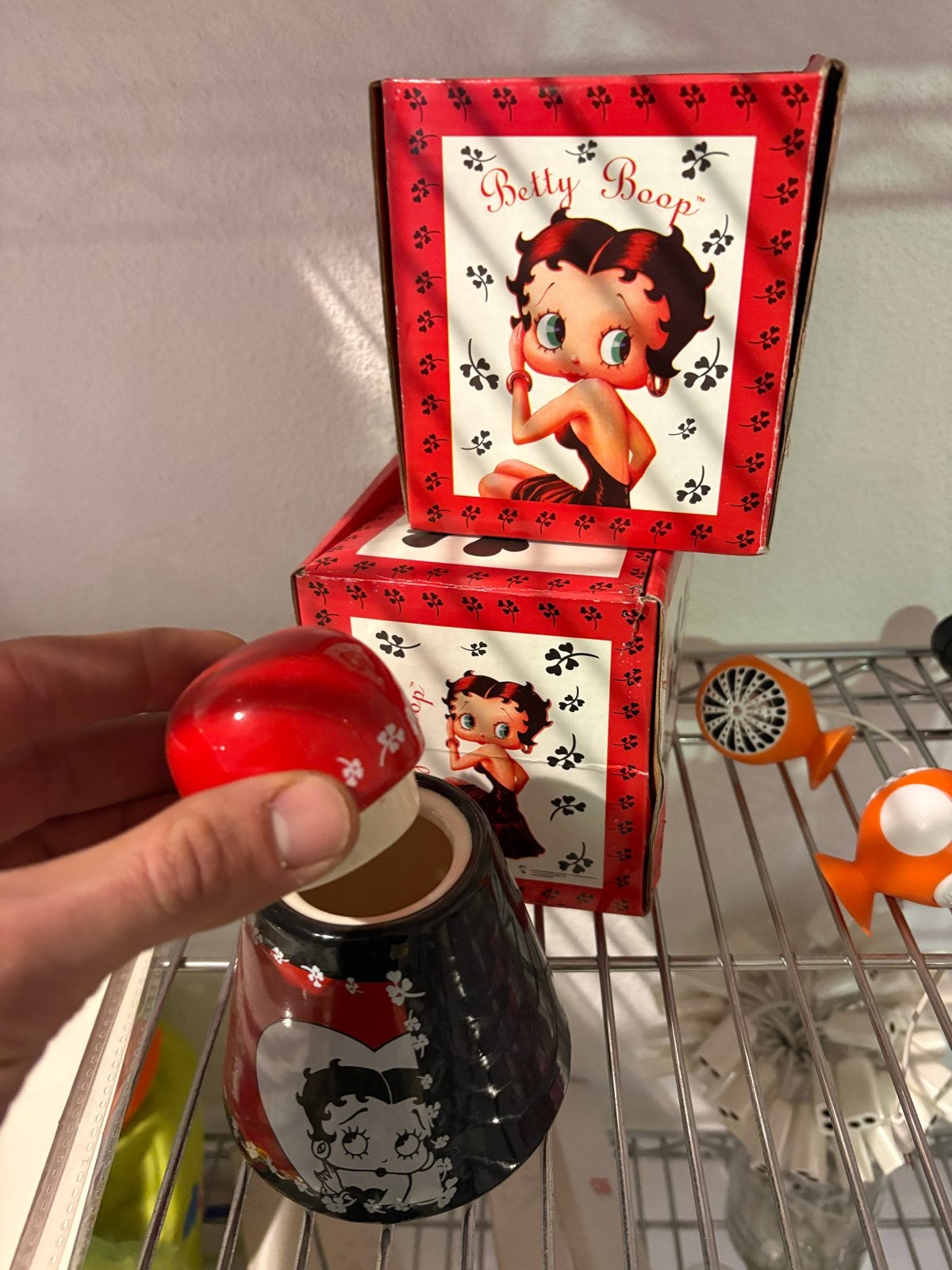 431x Betty Boop suikerpotten - Nieuw in doos, Ophalen, Nieuw, Meerkleurig, Overige merken