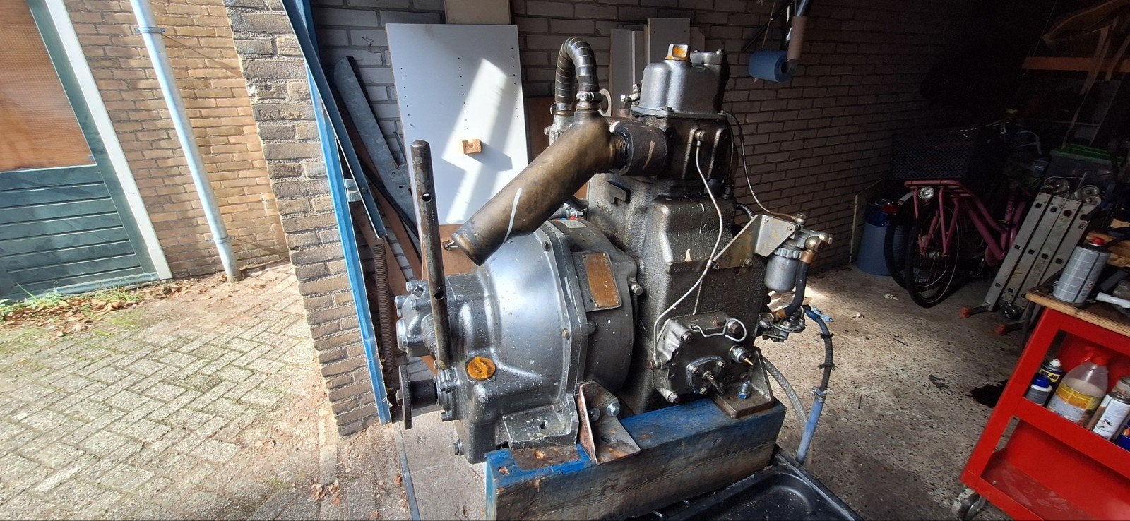 Yanmar SB12 G scheepsdieselmotor, Ophalen, Gebruikt, Motor en Techniek