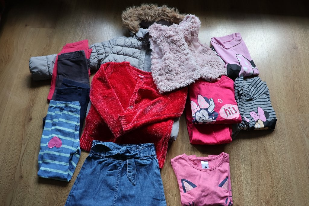 meisjes kledingpakket maat 122, Ophalen of Verzenden, Zo goed als nieuw, Maat 128