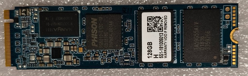 Phison NVMe M.2 SSD E12 128GB, Phison, Gebruikt, SSD, Ophalen of Verzenden