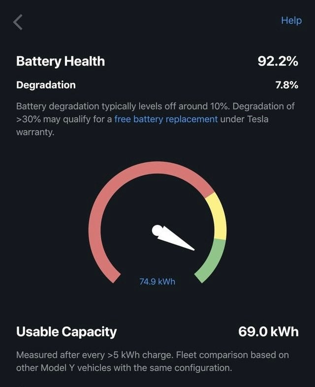 Tesla Model 3 Long Range 470km 92% SOH 1 jaar APK, Automaat, Achterwielaandrijving, Gebruikt, Zwart