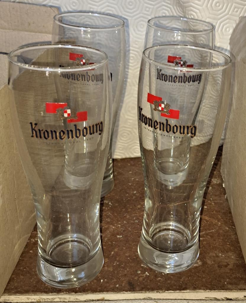 Glas glazen kronenburg bierglazen, Ophalen