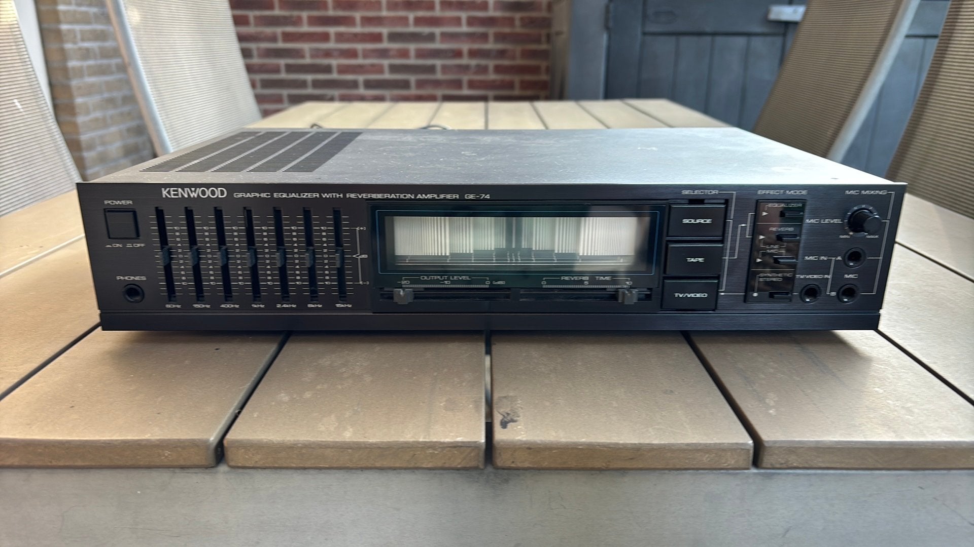Kenwood GE-74 grafische equalizer, Verzenden, Zo goed als nieuw, Overige merken