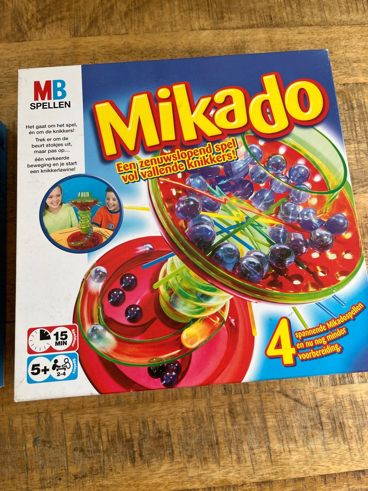 Mikado knikkerspel - MB Spellen, Hobby en Vrije tijd, Een of twee spelers, Ophalen of Verzenden, Gebruikt