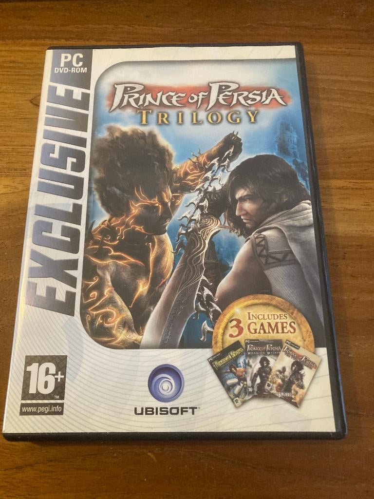 PC dvd-rom Prince Of Persia - Trilogy (3 games), Spelcomputers en Games, Avontuur en Actie, 1 speler, Ophalen of Verzenden, Zo goed als nieuw
