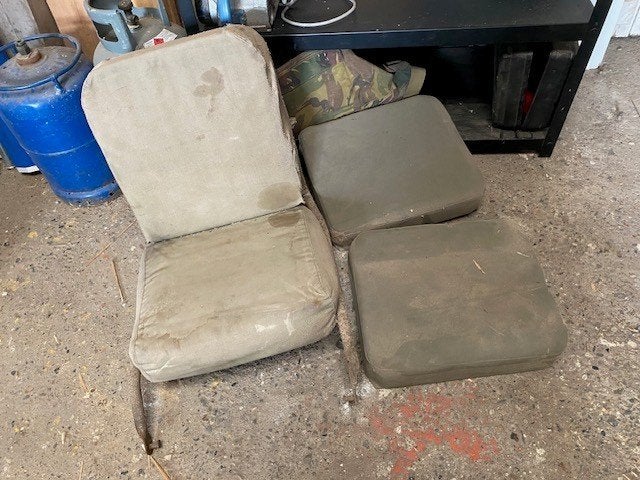 stoel leger willys nekaf jeep, Ophalen, Overige soorten, Nederland