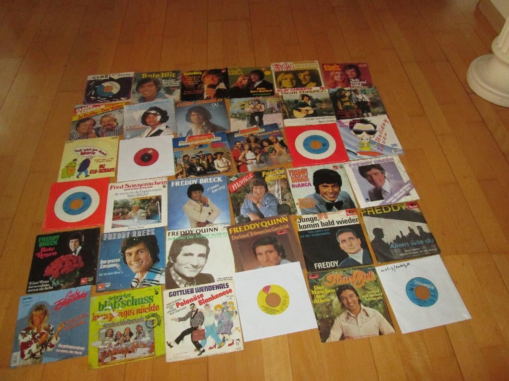 grote verzameling duitstalige singles (ook per stuk te koop), Ophalen of Verzenden, Gebruikt, Pop