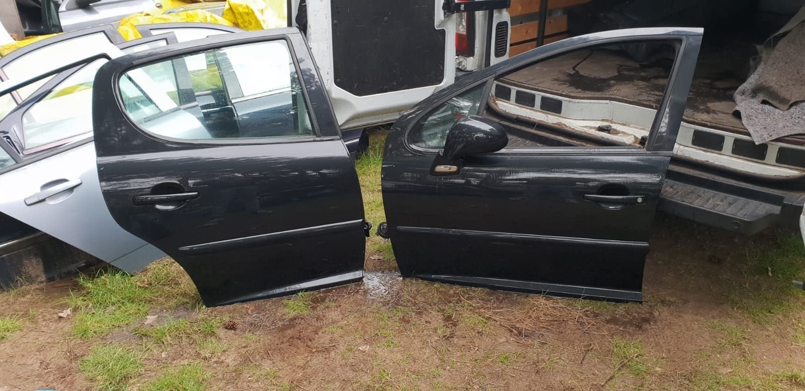 PEUGEOT 207 PORTIEREN LV+RA BJ 2005 2010, Gebruikt, -, Deur, -