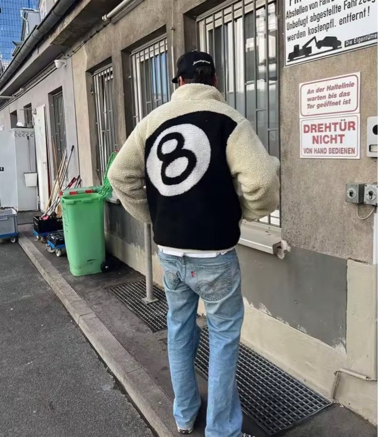 Stüssy stijl streetwear polar fleece jas - ongedragen, Kleding | Heren, Verzenden, Nieuw, Maat 56/58 (XL), Meerkleurig