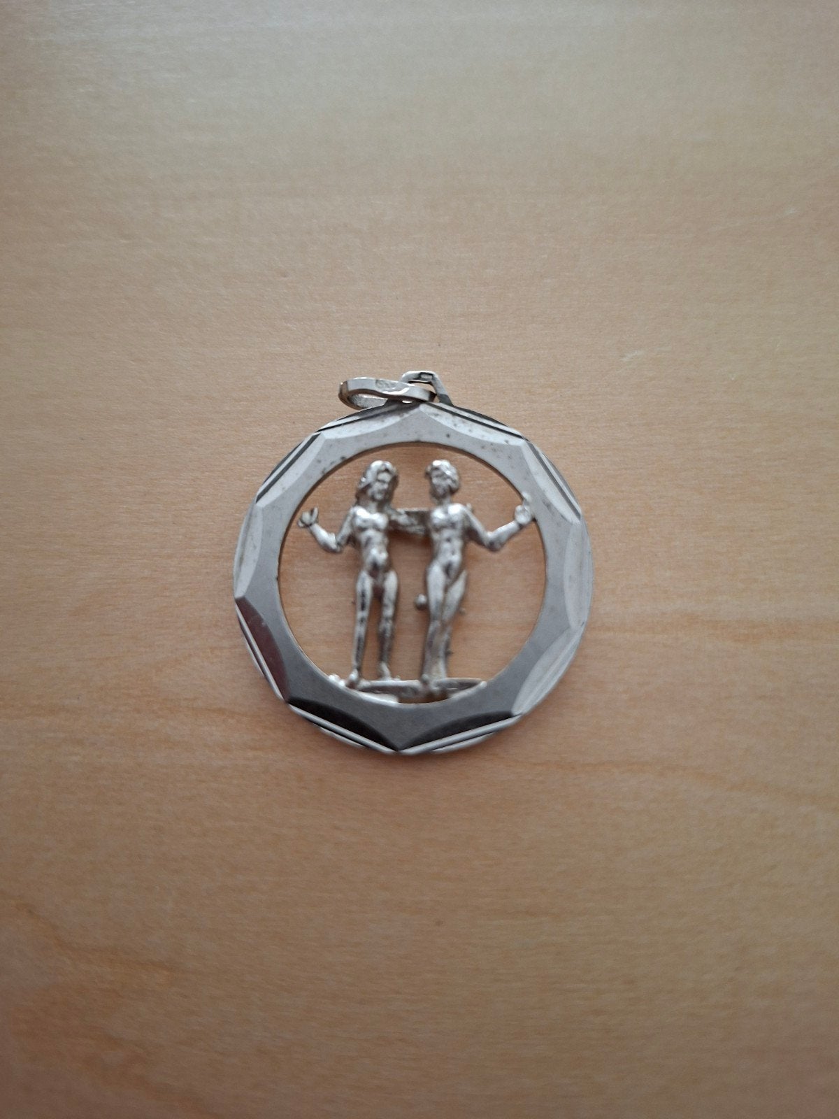 Zilveren Sterrenbeeld Tweelingen Hanger - 5.65 gram, Gebruikt, Overige voorstellingen, Verzenden, Zilver