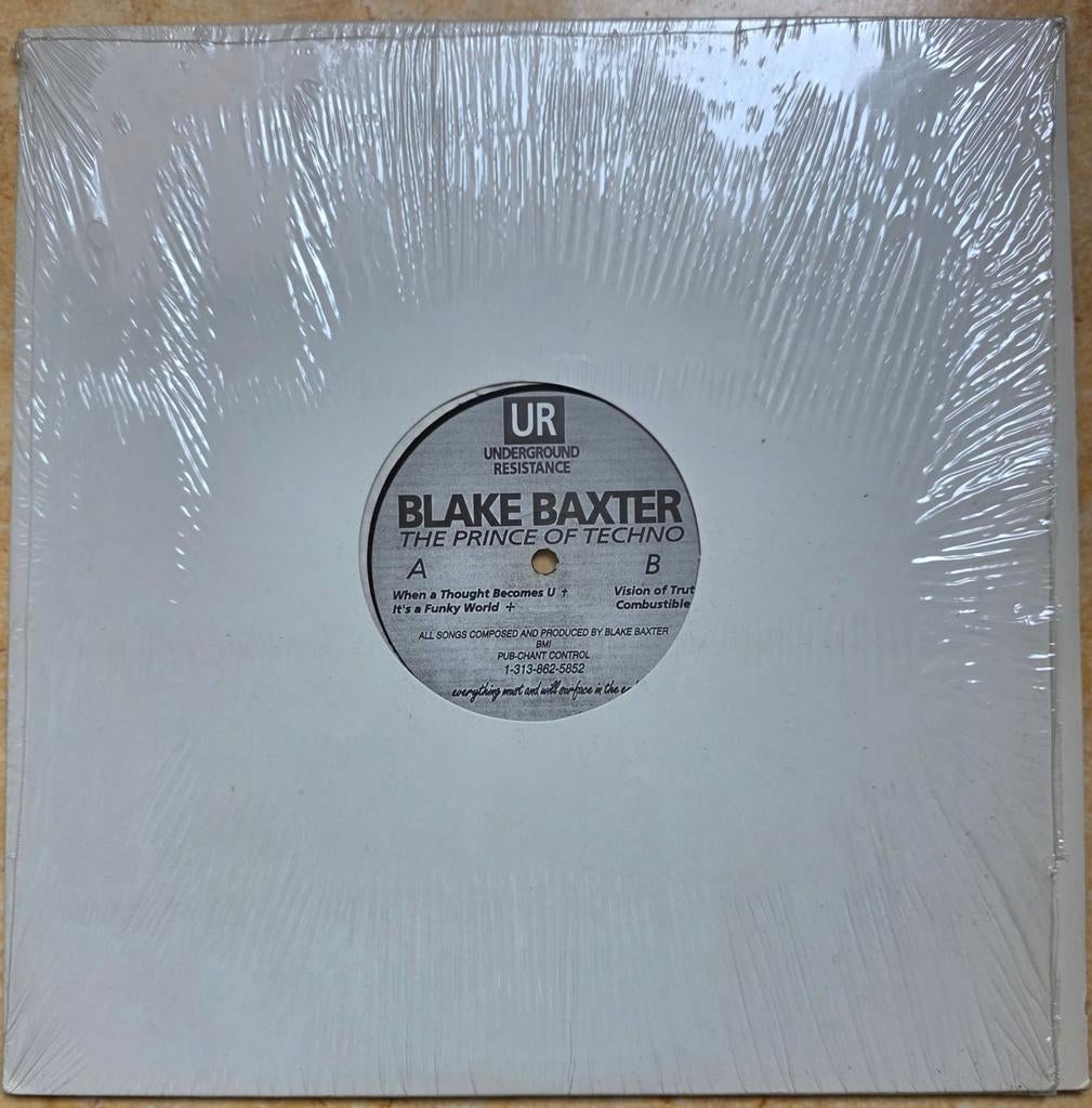 BLAKE BAXTER @ UNDERGROUND RESISTANCE LABEL, Verzenden, Zo goed als nieuw, 12 inch, Techno of Trance