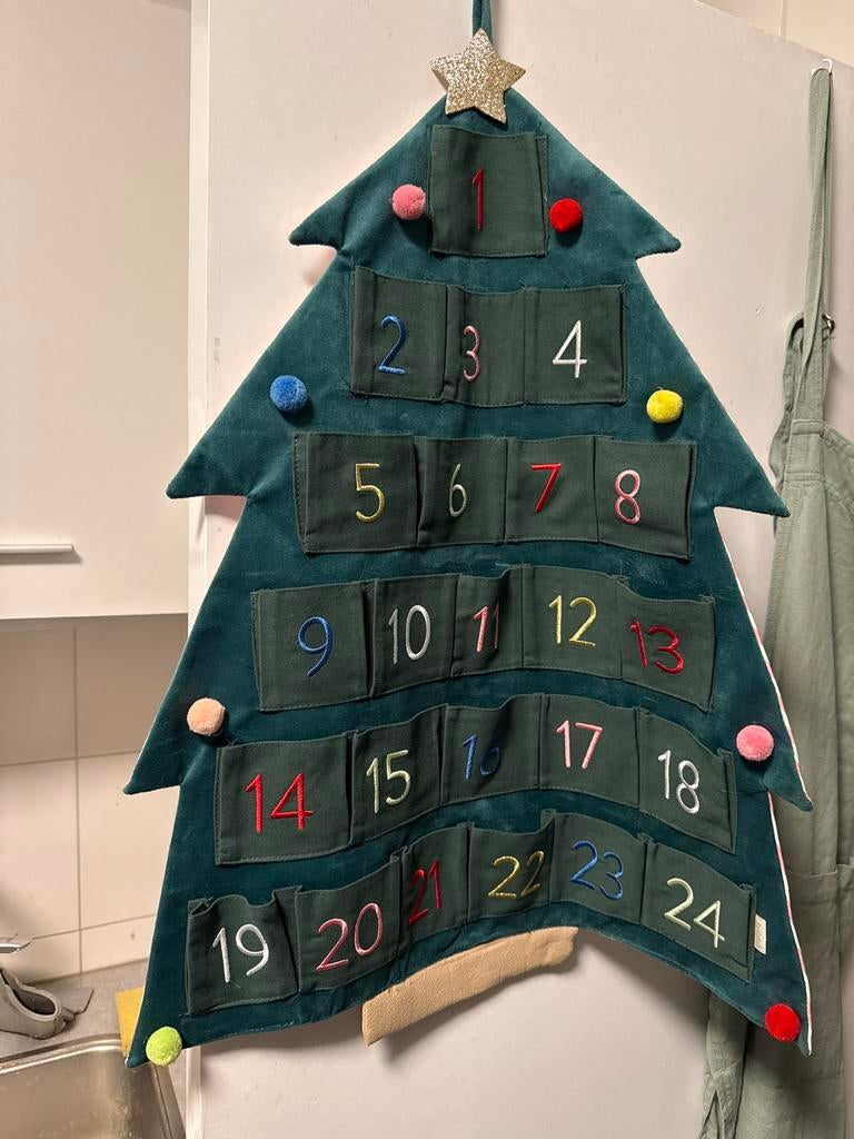 Adventskalender, Diversen, Ophalen