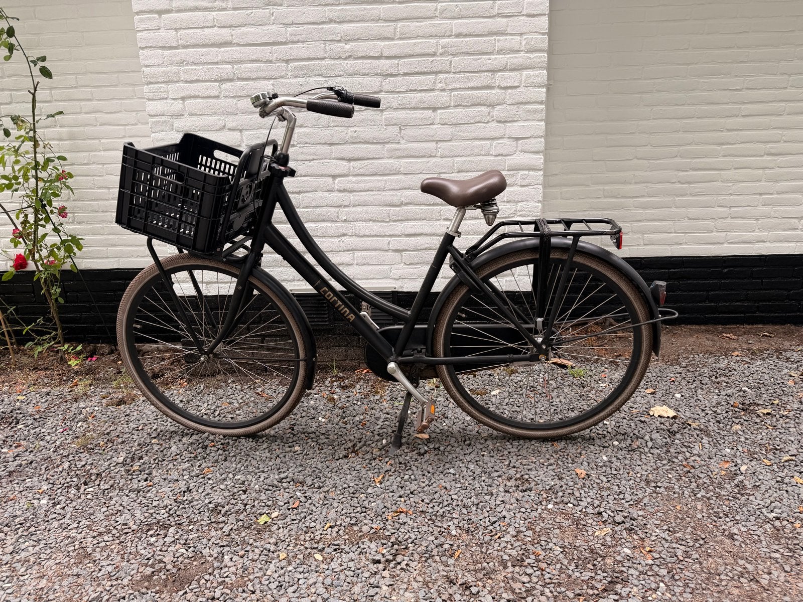 Cortina U4 Transportfiets 28 inch, Fietsen en Brommers, Fietsen | Dames | Damesfietsen, Terugtraprem, Versnellingen, 50 tot 53 cm
