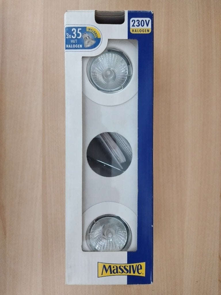 Halogeenspot Wit 2x., Halogeen, GU10, Overige merken, Nieuw