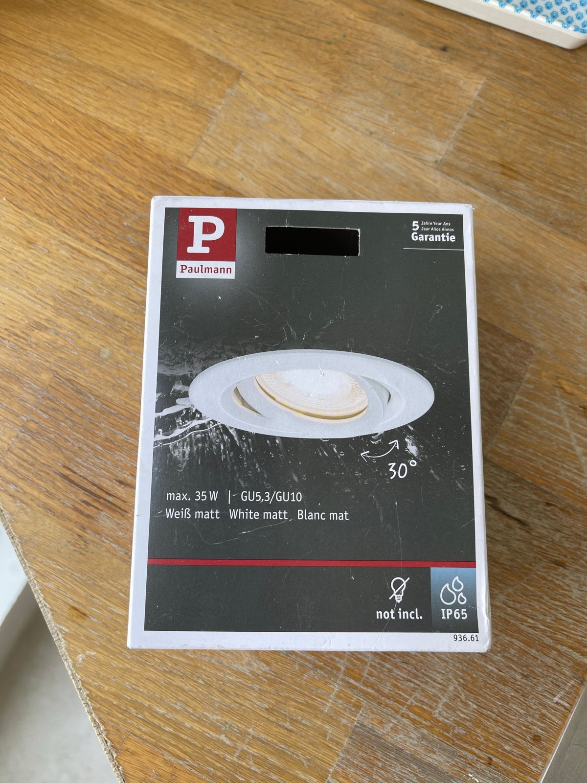 Paulmann Inbouwspot Wit Mat - GU5.3/GU10, max. 35W, 30 tot 60 watt, Paulmann, Overige typen, Nieuw