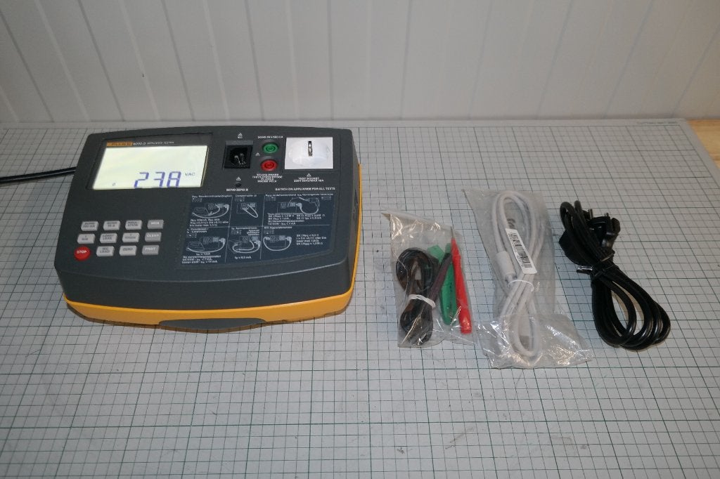 Fluke 6200-2 apparatentester,Apparatentester nen3140 keuring, Info@fluke.nl, Fluke, Gebruikt, Fluke
