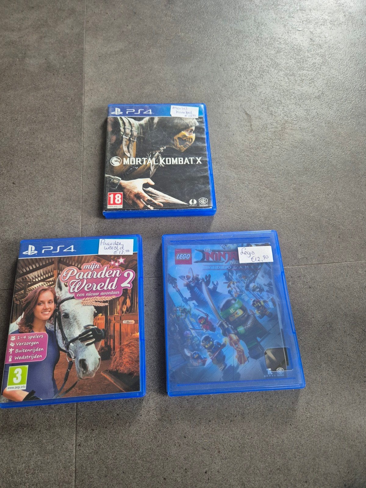 3 PlayStation 4 spellen: Mortal Kombat X, Lego Ninjago,