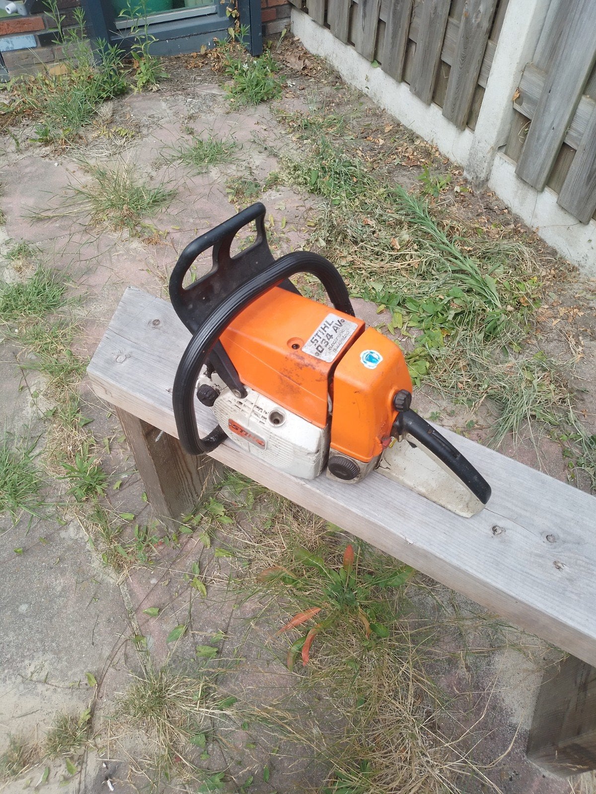 Stihl 034 Kettingzaag - Opknapper, Ophalen, Stihl, Gebruikt, Kettingzaag