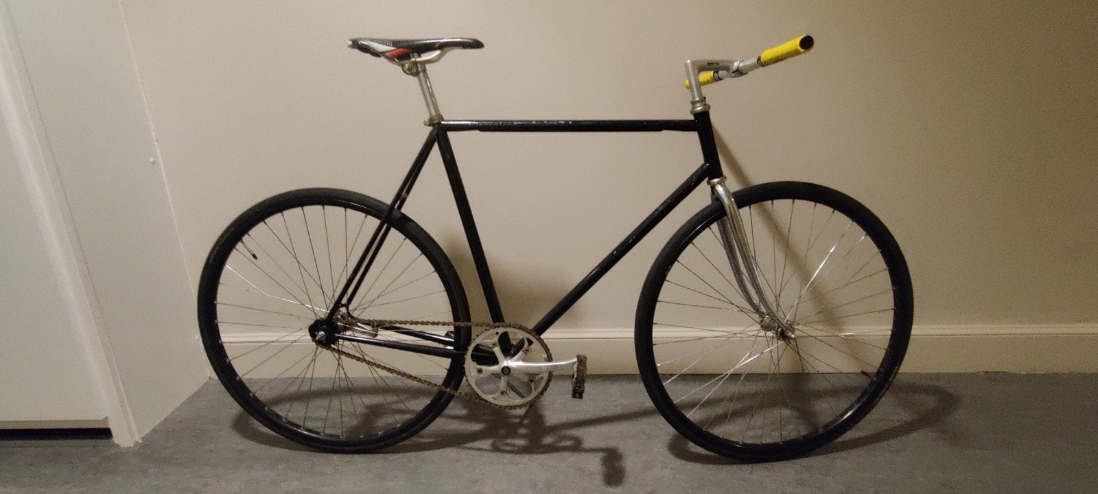 singlespeed met terugtraprem 58cm frame. Zojuist opgeknapt, Minder dan 10 versnellingen, Gebruikt, Staal, 57 tot 61 cm