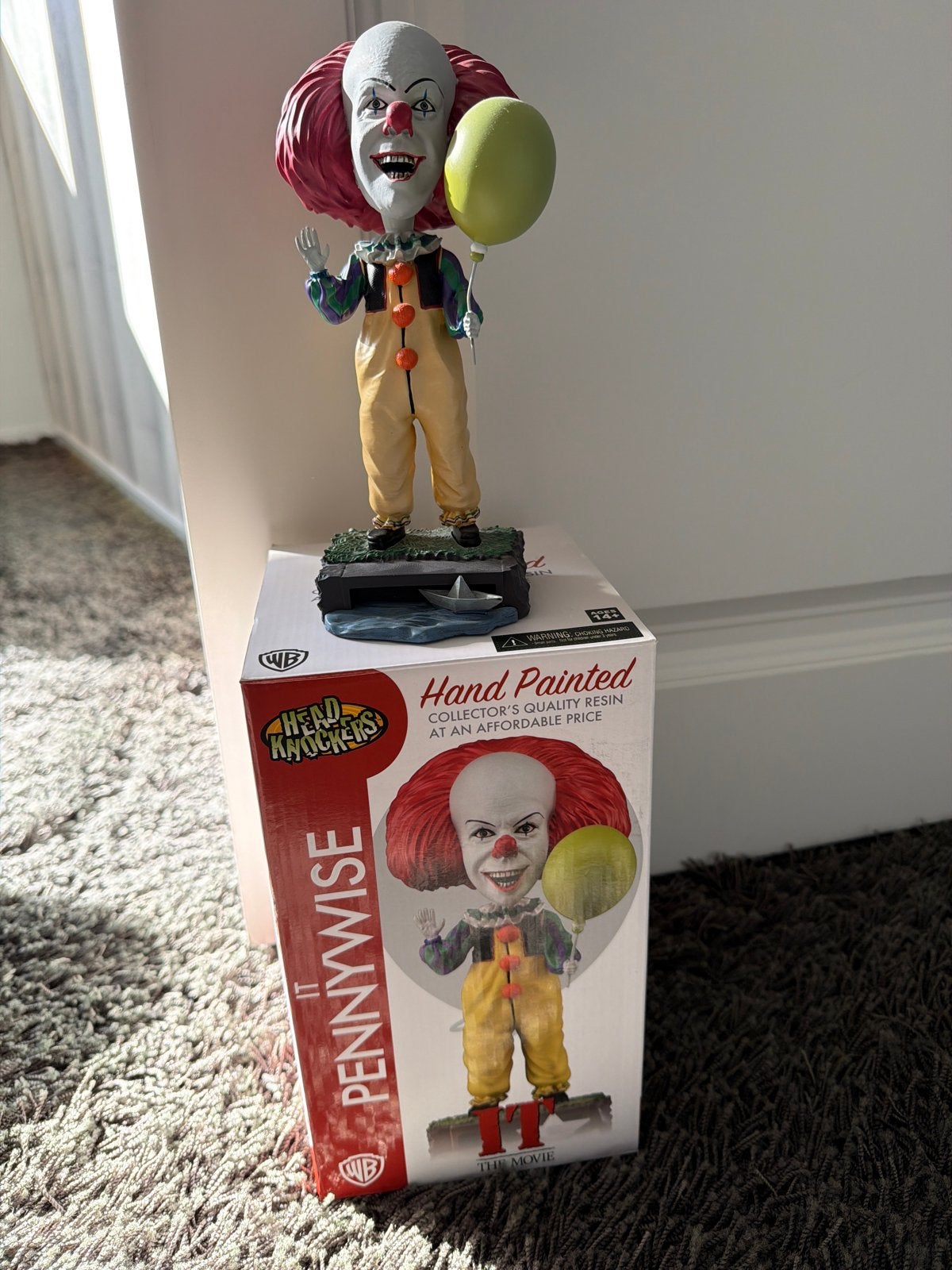Pennywise Head Knocker - IT The Movie - NECA, Ophalen of Verzenden, Zo goed als nieuw