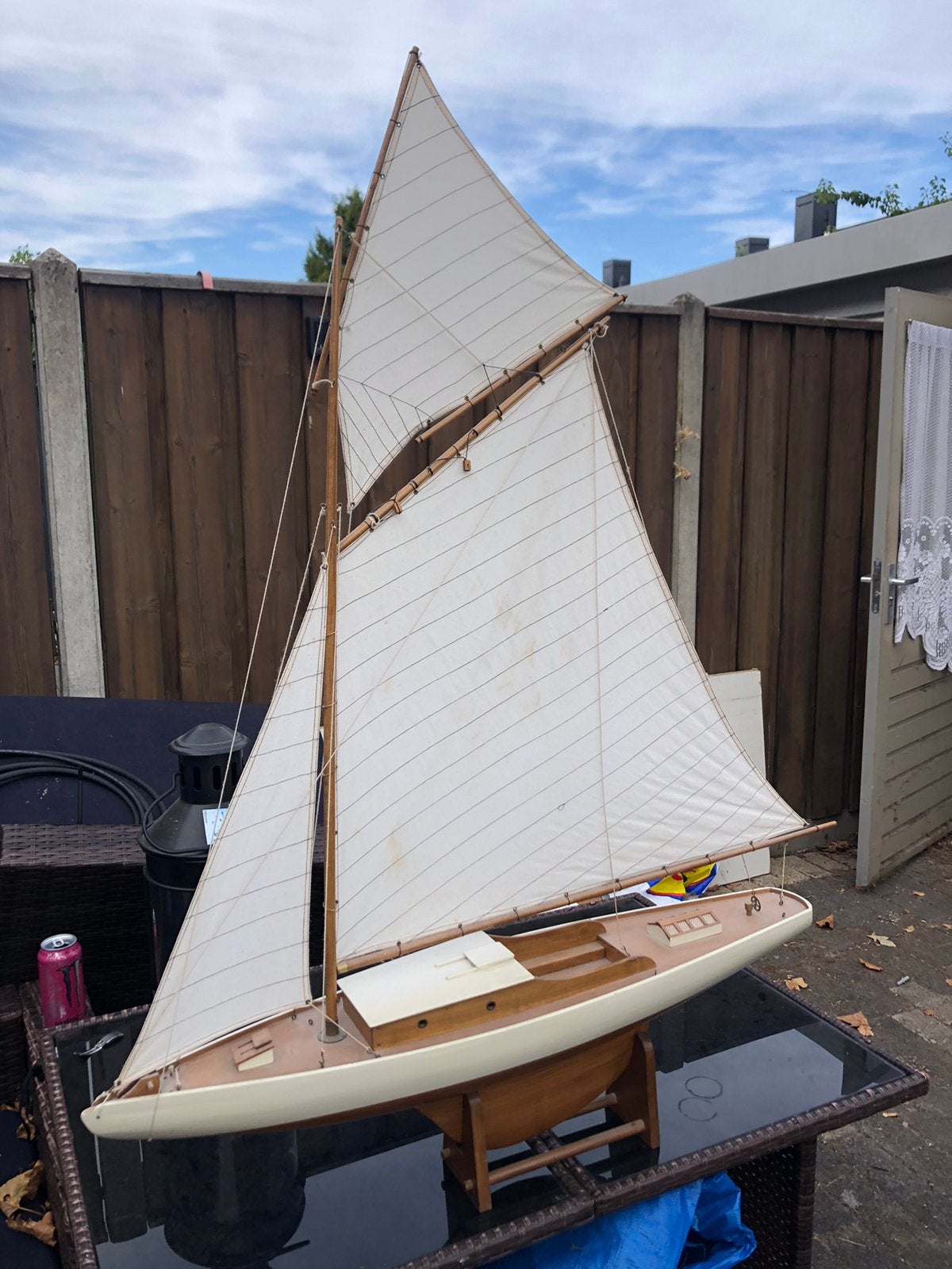 Houteboot handgemaakt, Ophalen of Verzenden, Zo goed als nieuw, Minder dan 15 m²