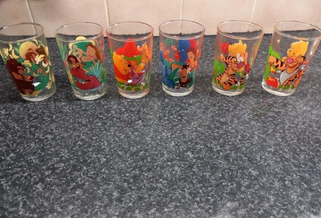 Walt Disney glazen nr. 14,23,30,34,52,56, Ophalen of Verzenden, Overige typen