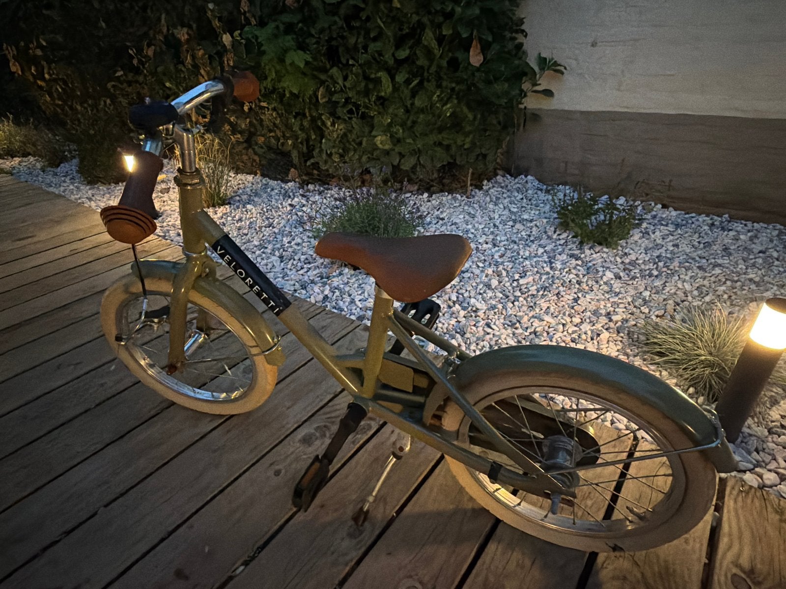 Veloretti Maxi 16 inch kinderfiets groen - opknapper, Fietsen en Brommers, Fietsen | Kinderfietsjes, Ophalen, Gebruikt, Velgrem