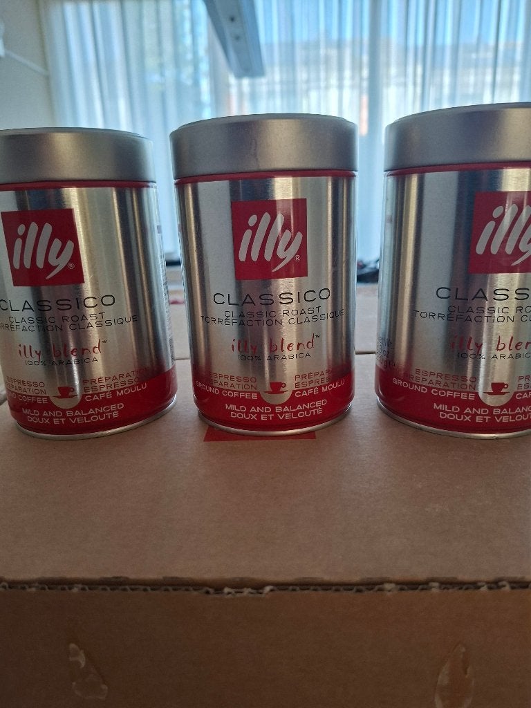 Illy Gemalen Koffie 24 x 250gr ongeopend in Illy omdoos, Ophalen, Espresso apparaat, 10 kopjes of meer, Nieuw
