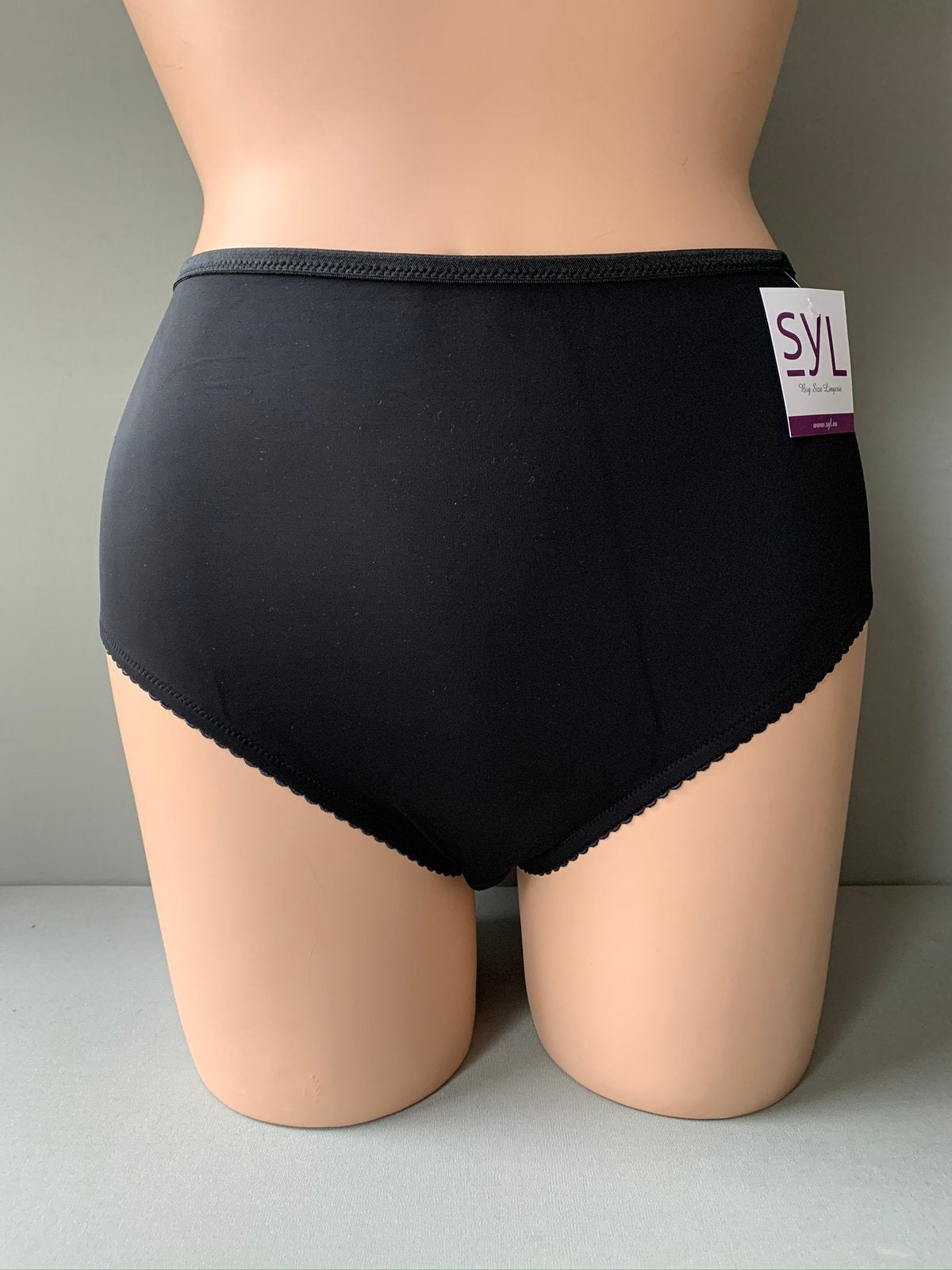 Syl slip 36/38 - 40 - 42 - 44 - 46 maia black, Verzenden, Zwart, Slip