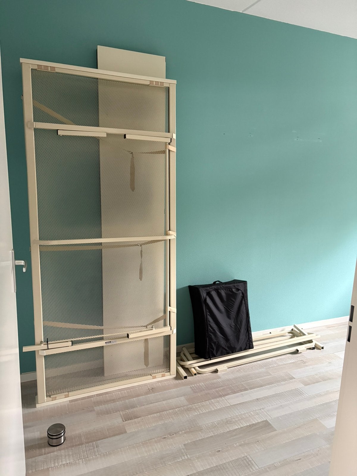 Opklapbed 1 persoons 90x200, Ophalen, Gebruikt, 90 cm, Eenpersoons