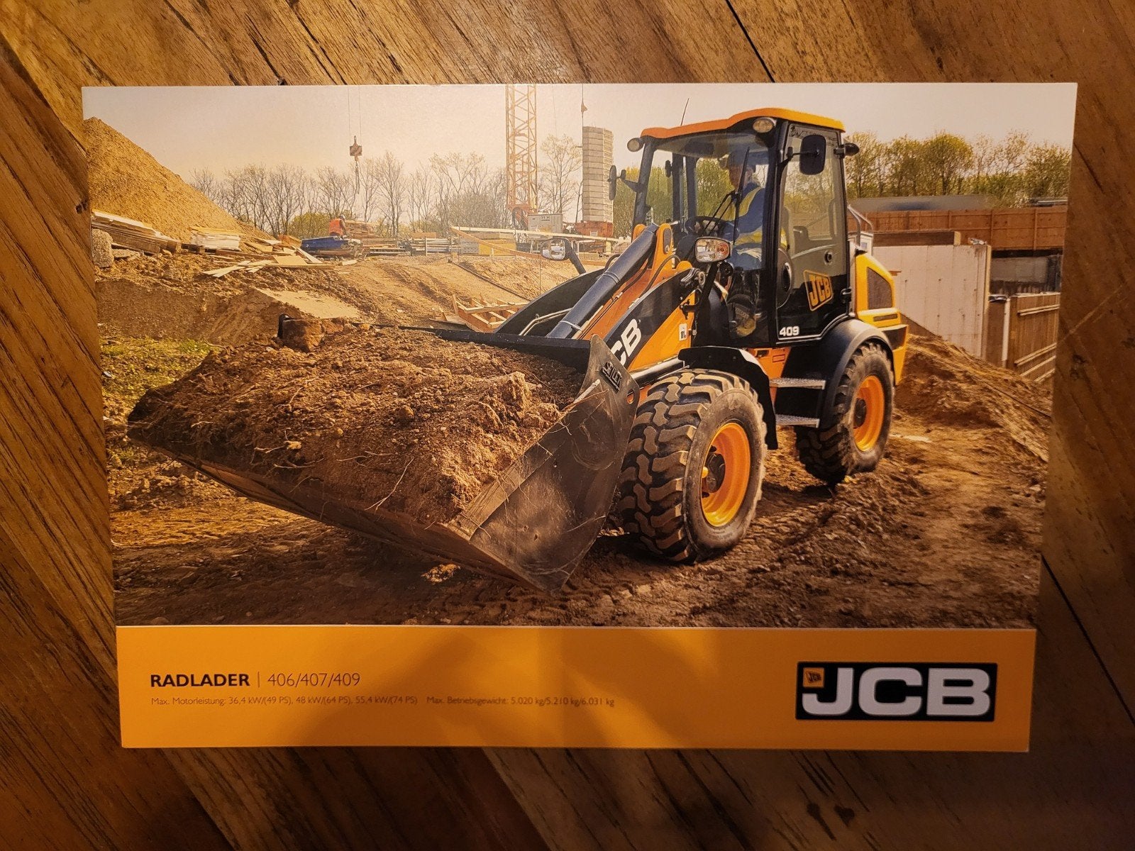 JCB 406/407/409 RADLADER, Ophalen of Verzenden, Zo goed als nieuw
