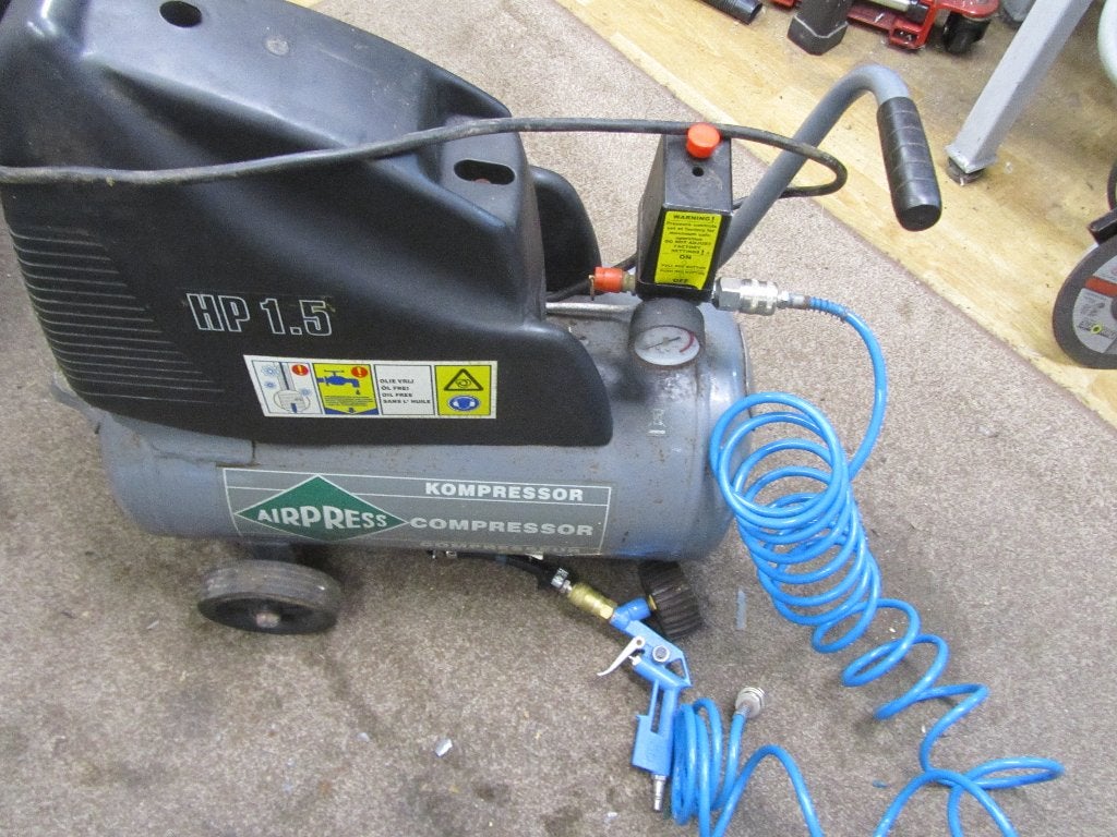 airpress compresor olie gesmeerd compleet, Ophalen, Gebruikt, 6 tot 10 bar, Minder dan 25 liter