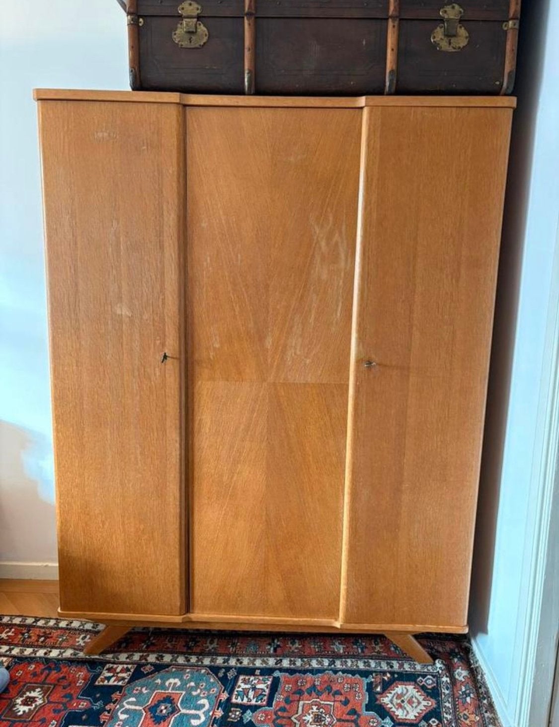Vintage bruynzeel kast, Huis en Inrichting, Ophalen, Met deur(en), Gebruikt, 150 tot 200 cm