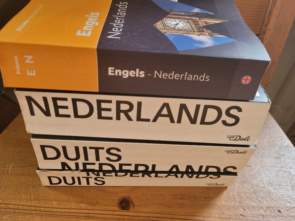Woordenboek NL, NL-D, D-NL, ENG-NL, Boeken, Woordenboeken, Ophalen of Verzenden, Zo goed als nieuw, Van Dale, Duits
