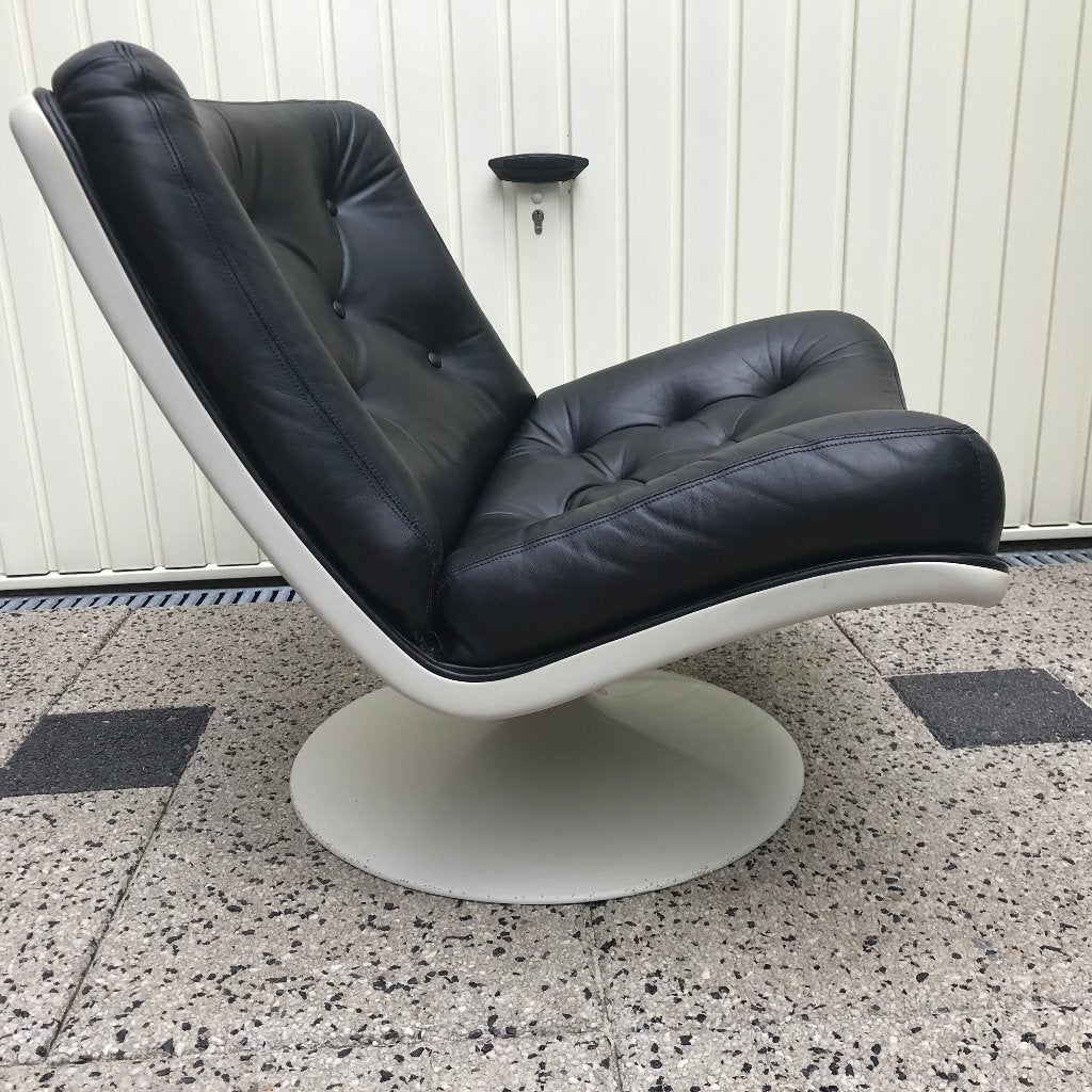 Vintage Artifort F978 978 fauteuil stoel leer retro, Huis en Inrichting, Fauteuils, Ophalen, Gebruikt, Nvt, Nvt
