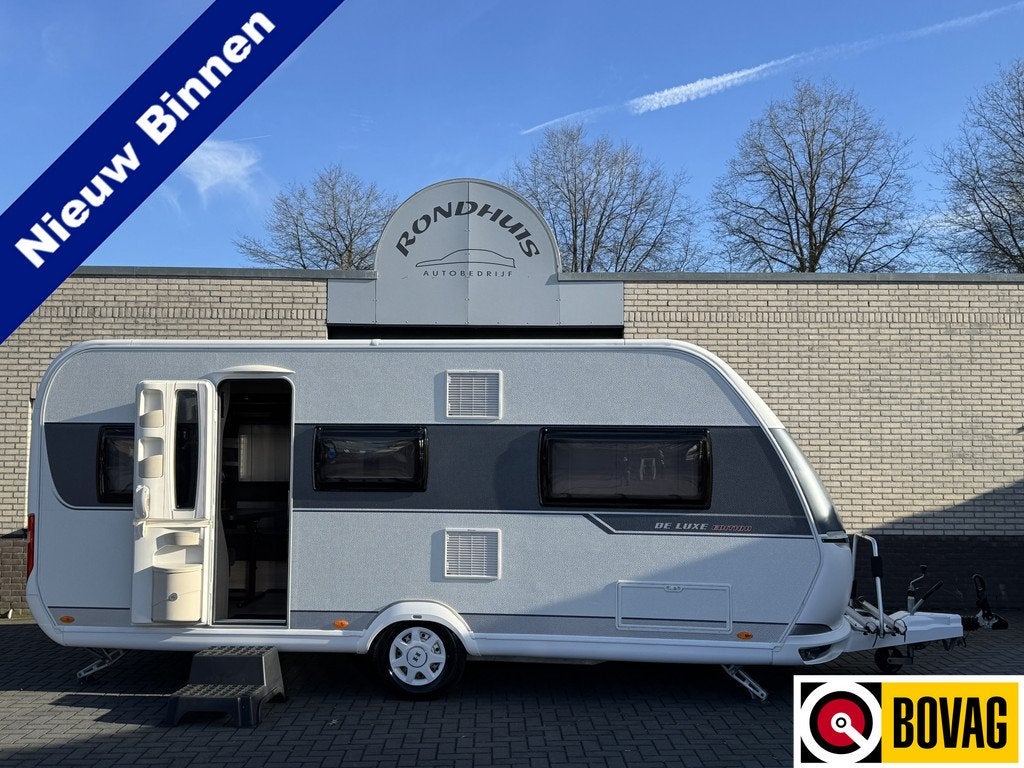 Hobby De Luxe Edition 495 UL met enkele bedden *Fietsendrage, Caravans en Kamperen, Caravans, Vast bed, Rondzit, Hobby, 7 tot 8 meter