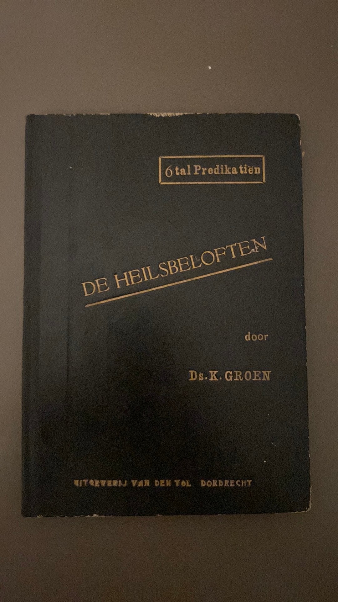 Ds. K. Groen - De Heilsbeloften, Ophalen of Verzenden, Zo goed als nieuw