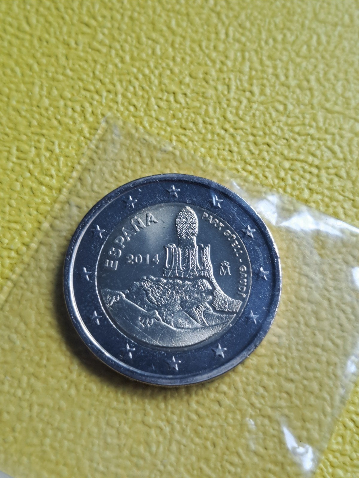 2 euro UNC Spanje 2014 Gaudi, Postzegels en Munten, Munten | Europa | Euromunten, Ophalen of Verzenden, Spanje, 2 euro