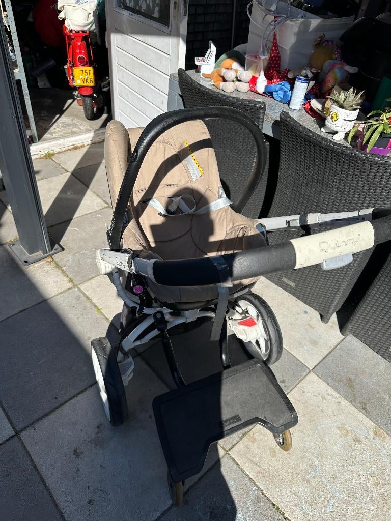 quiny  moodd combiwagen +maxi cosy + bopita box + ell.whippe, Ophalen, Gebruikt, Quinny, Luchtbanden