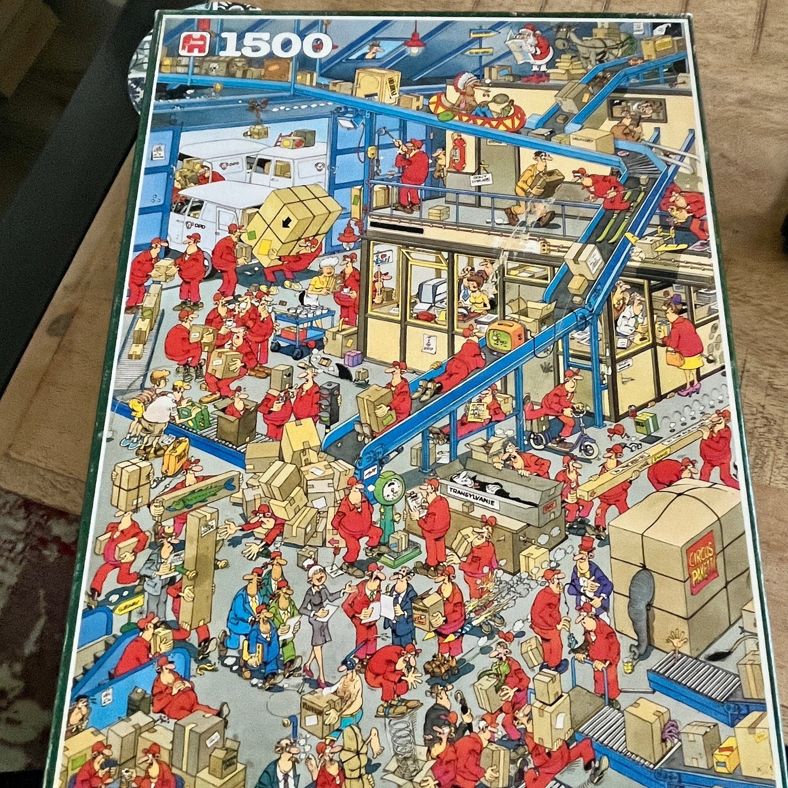 Van haasteren - het postkantoor -1500 stukjes, Ophalen of Verzenden, 500 t/m 1500 stukjes, Gebruikt, Legpuzzel